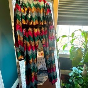 Multi color Sequin two piece set!